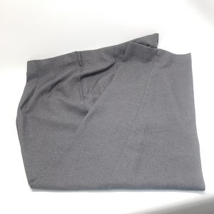 Avenue Charcoal Grey Side Zip Pants Tall Size 32